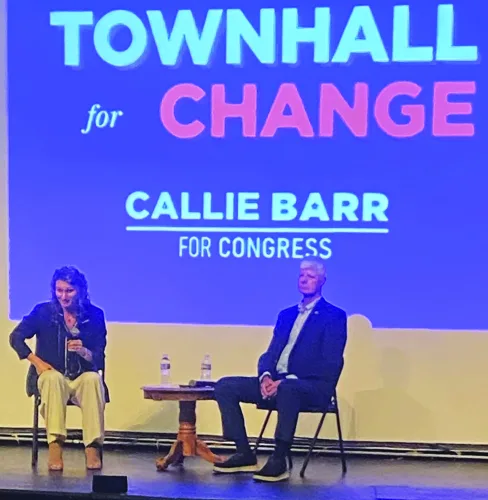 Barr holds town hall